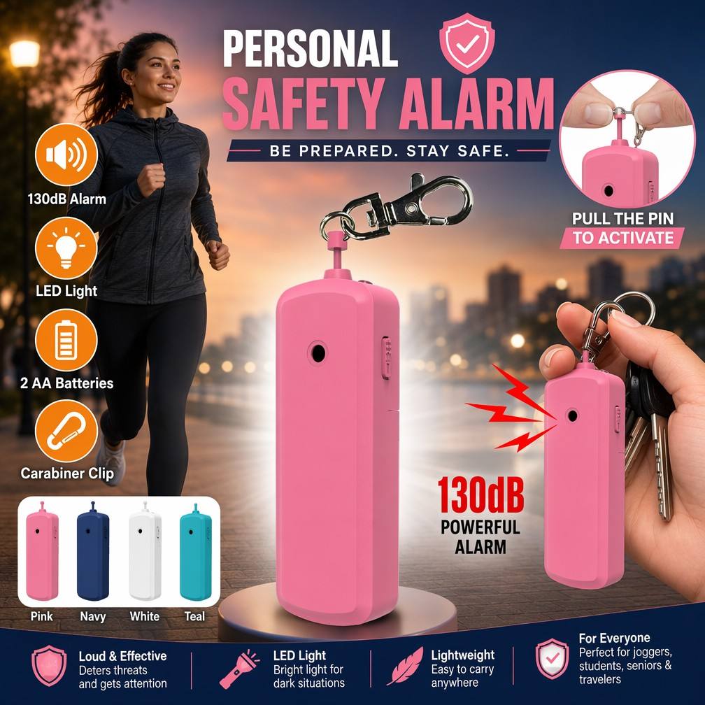 휴대용 130dB 안티 울프 알람 개인 자기 방어 보안 - Personal Alarm Keychain 리뷰 및 가격